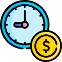 el tiempo es dinero icon