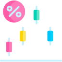 gráfico de velas icon