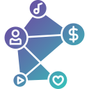 medios de comunicación social icon