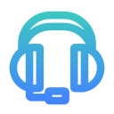 micrófono de auriculares icon