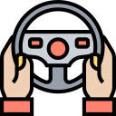 Steering wheel icon