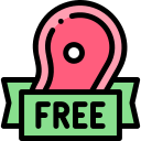 Meat free icon