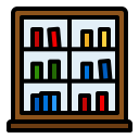 estantes de libros icon