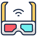 gafas 3d icon