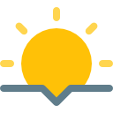 puesta de sol icon