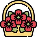 canasta de flores icon