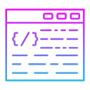 codificación web icon