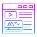 contenido de vídeo icon