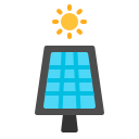 célula solar icon