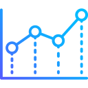 gráfico de linea icon