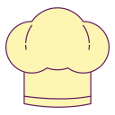 sombrero de cocinero icon