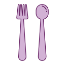 cuchara y tenedor icon