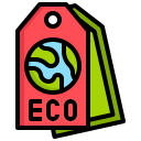 etiqueta ecológica icon