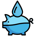 ahorrar agua icon