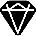 diamant vorm icoon