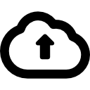 cloud upload pijl icoon