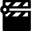 cinema filmklapper icoon