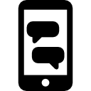 smartphone sms icon