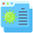 búsqueda de virus icon