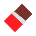 barra de chocolate 