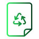 reciclaje de papel icon