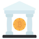 logotipo de bitcoin icon