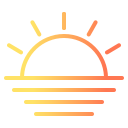 puesta de sol icon