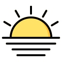 puesta de sol icon