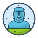 1f5ff, b, moai icon - Download on Iconfinder on Iconfinder