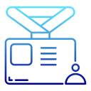 tarjeta de identificación icon