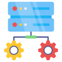 icono de engranaje de configuración 