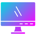 monitor de televisión icon