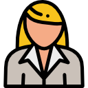 mujer de negocios icon