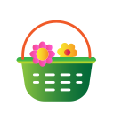 canasta de flores icon