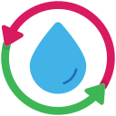 reciclar agua icon