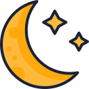 luna y estrellas icon