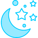 luna y estrellas icon