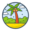 Árbol de coco icon