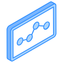 gráfico de linea icon