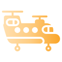 helicóptero militar icon