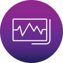 lectura de electrocardiograma icon