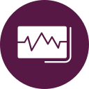 lectura de electrocardiograma icon