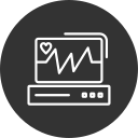 monitor de electrocardiograma icon