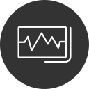 lectura de electrocardiograma icon