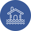 casa inundada icon