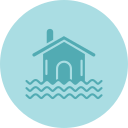 casa inundada icon