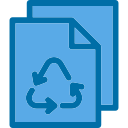 papel reciclado icon