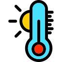 temperatura caliente icon