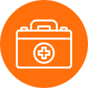 First aid kit icon