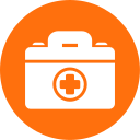 First aid kit icon